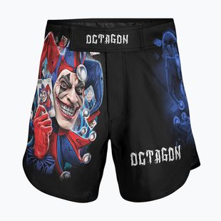 Шорти для тренувань чоловічі Octagon Joker MMA black/multicolor