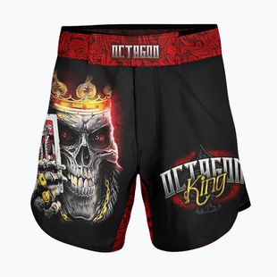 Шорти для тренувань чоловічі Octagon King 2 MMA black/multicolor