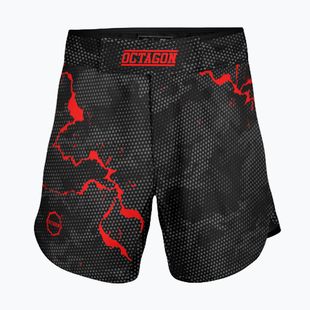 Шорти для тренувань чоловічі Octagon Marble Camo MMA camo red