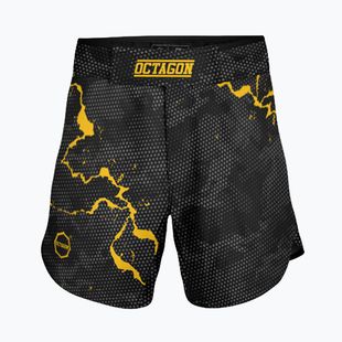 Шорти для тренувань чоловічі Octagon Marble Camo MMA camo yellow