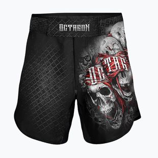 Шорти для тренувань чоловічі Octagon The Rules MMA black/multicolor