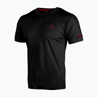 Футболка чоловіча Octagon Small Logo black/red