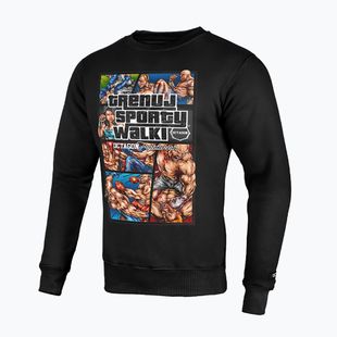 Чоловічий тренувальний бойовий спортивний світшот Octagon чорний