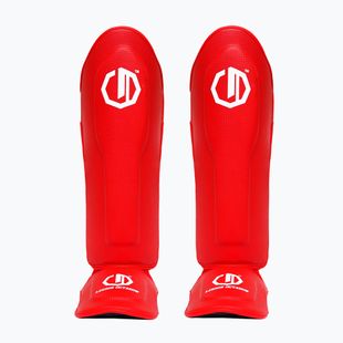 Захист для гомілок та стоп Octagon Legion Kevlar red