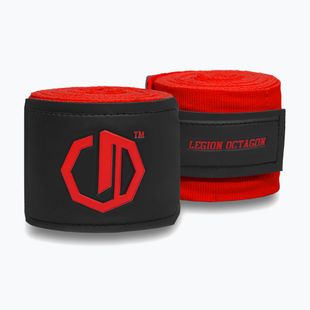 Бинти боксерські Octagon Legion Supreme 400 cm red