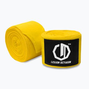 Бинти боксерські Octagon Legion Standard 400 cm yellow
