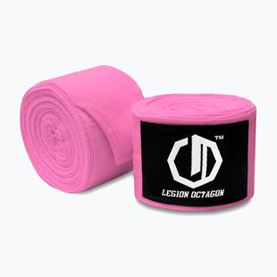 Бинти боксерські Octagon Legion Standard 300 cm pink
