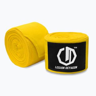 Бинти боксерські Octagon Legion Standard 500 cm yellow