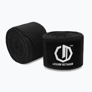 Бинти боксерські Octagon Legion Standard 300 cm black/white