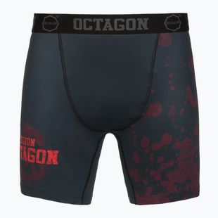 Чоловічі тренувальні шорти Octagon Legion Grunge чорний/червоний
