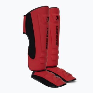 Захист для гомілок та стоп Octagon Legion Enforcer dark red
