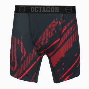 Шорти для тренувань чоловічі Octagon Legion Escape black/red