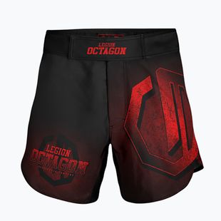 Шорти для тренувань чоловічі Octagon Legion Conquest black/red