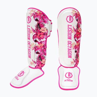 Захист гомілок Octagon Legion Flower white/pink