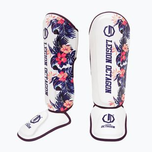 Захист гомілок Octagon Legion Flower white/purple