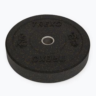 Диски бамперові олімпійські XTREXO чорні TRX-BMP015 15 кг