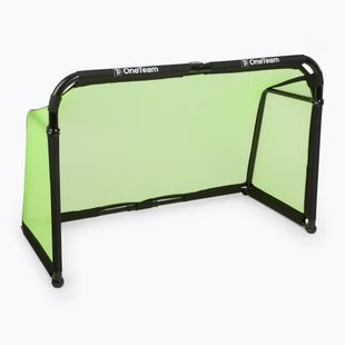 Ворота футбольні OneTeam SWIFTGOAL 180 x 120 cm foldable black/green