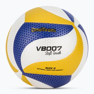 М'яч волейбольний OneTeam VB007 yellow/blue/white size 5