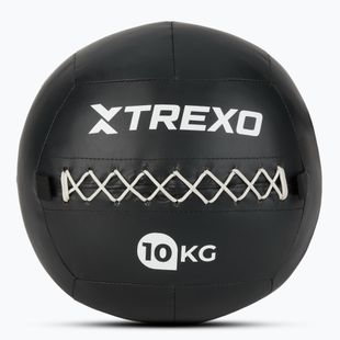 М'яч медичний XTREXO Wall Ball 12 кг чорний