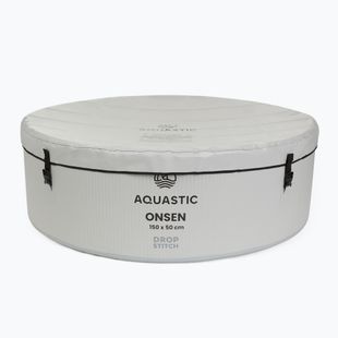 Надувний басейн AQUASTIC ONSEN drop stitch 700 л 150 см сірий