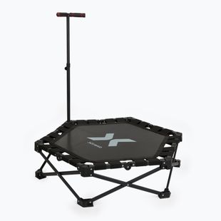 Складна чорна батут XTREXO Hop&Side