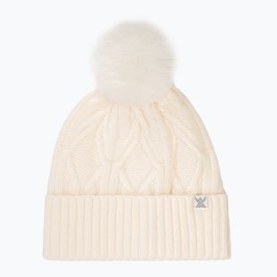 Шапка жіноча Woolcano HAT1100 Kremowy