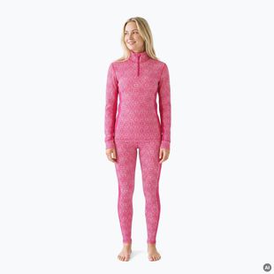 Комплект термобілизни жіночий Woolcano SET1121 Pink