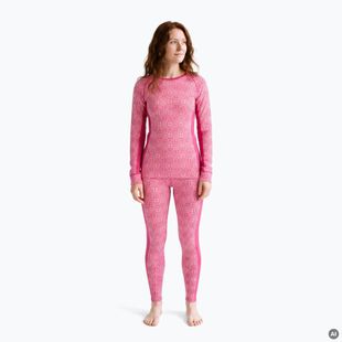 Комплект термобілизни жіночий Woolcano SET1109 Pink