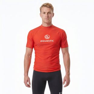 Футболка чоловіча AQUASTIC Rimos UV 50+ UPF orange
