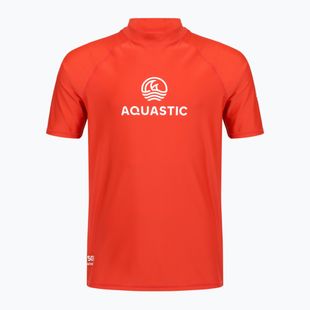 Футболка чоловіча AQUASTIC Rimos UV 50+ UPF orange