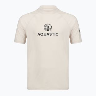Футболка чоловіча AQUASTIC Rimos UV 50+ UPF beige