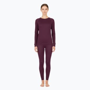 Комплект термобілизни жіночий WOOLCANO Merino SET0543 фіолетовий