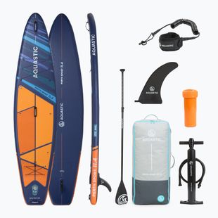 Набір дошка SUP надувна AQUASTIC Perth Sport 11'4" MSL allround помаранчевий