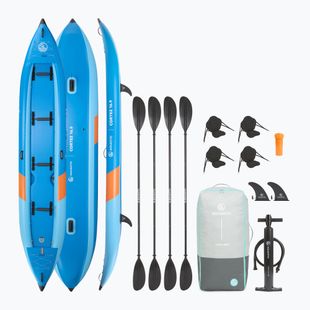Надувний каяк 4-osobowy AQUASTIC Cortez 16'9" hybrid blue