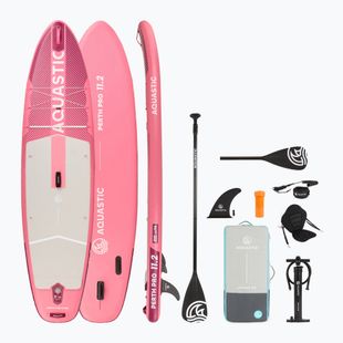 Дошка SUP AQUASTIC Perth Pro 11'2" allround рожевий