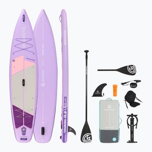 Набір дошка SUP надувна AQUASTIC Touring 11'6" purple