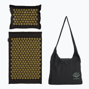 Килимок для акупресури XTREXO ECO з подушкою TXO-B4Z006-BK чорний