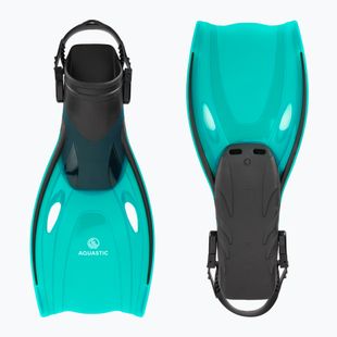 Ласти для снорклінгу AQUASTIC Jetty блакитний