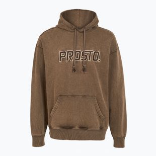 Кофта чоловіча PROSTO Checked Hoodie dark brown
