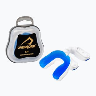 Щелепний протектор + коробка Overlord Gel синій