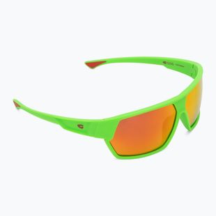 Окуляри сонцезахисні GOG Zonda matt neon green/red