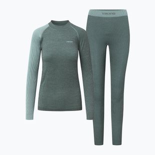 Комплект термобілизни жіночий Viking Mounti Base Layer green