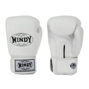 Рукавиці боксерські WINDY Classic Genuine Leather white