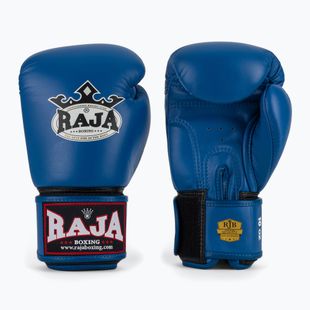 Рукавиці боксерські RAJA BOXING Single Standard Genuine Leather blue