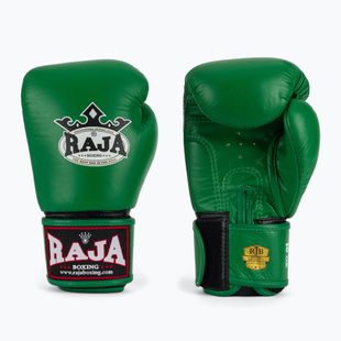 Рукавиці боксерські RAJA BOXING Single Standard Genuine Leather green