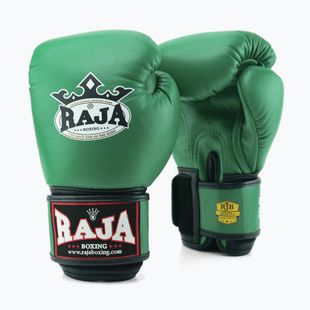 Рукавиці боксерські RAJA BOXING Single Standard Genuine Leather green