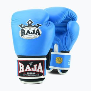 Рукавиці боксерські RAJA BOXING Single Standard Genuine Leather light blue