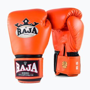 Рукавиці боксерські RAJA BOXING Single Standard Genuine Leather orange