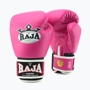 Рукавиці боксерські RAJA BOXING Single Standard Genuine Leather pink