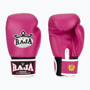 Рукавиці боксерські RAJA BOXING Single Standard Genuine Leather pink